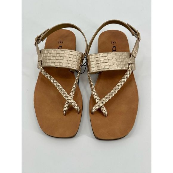 Chinese Laundry Shoes - Chinese Laundry NEW gold sandals size 7